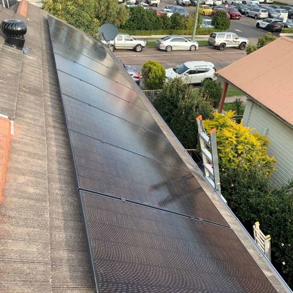 Solar power installation in Merewether by Solahart Newcastle