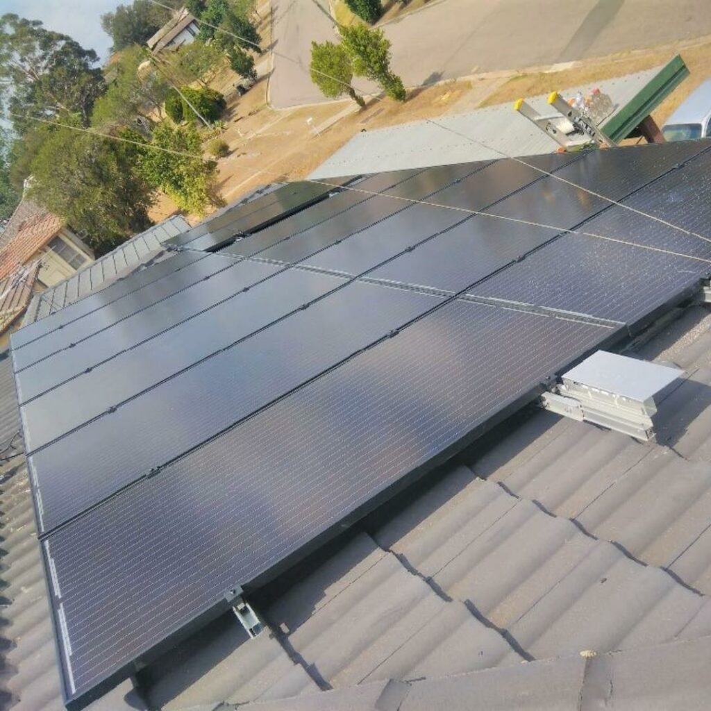 Solar power installation in Rutherford by Solahart Newcastle