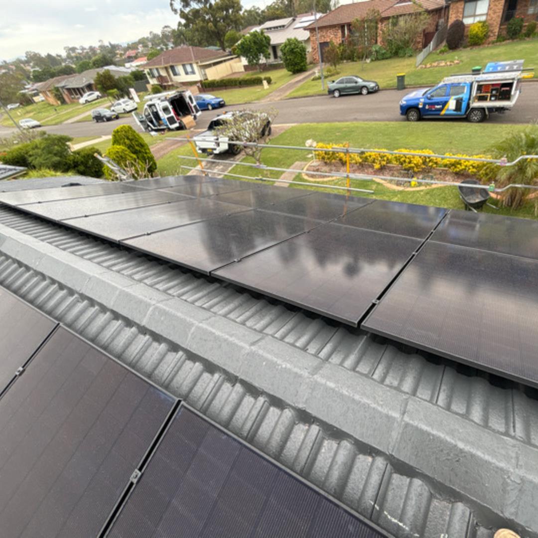 Solar power installation in Rutherford by Solahart Newcastle