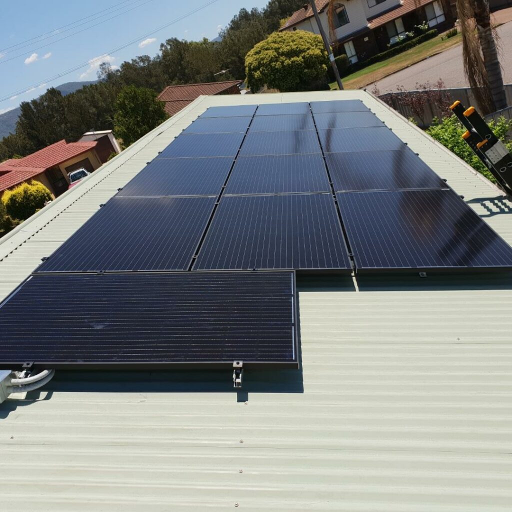 Solar power installation in West Cessnock by Solahart Newcastle